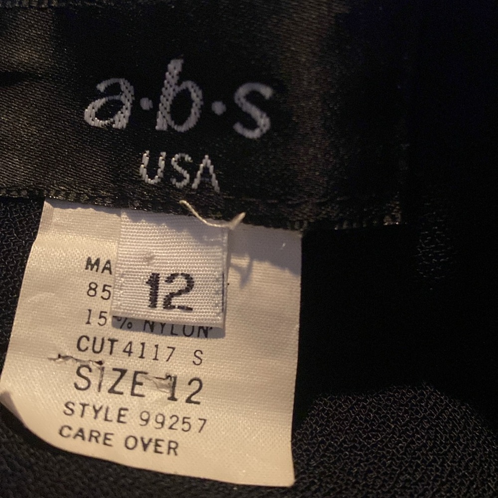 Vintage sailor pants. Blue black crêpe machine.⚓️tie up back  very unique. - Picture 11 of 11